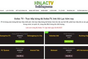 Xoilac TV bachdangco.com - Kênh trực tiếp bóng đá chất lượng cao hàng đầu hiện nay