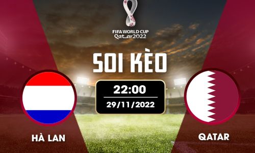 Soi kèo Hà Lan vs Qatar (22h, 29/11): Nhận định World Cup 2022
