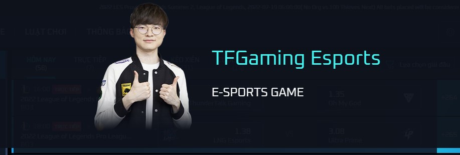 Cá cược Esports tại TF88