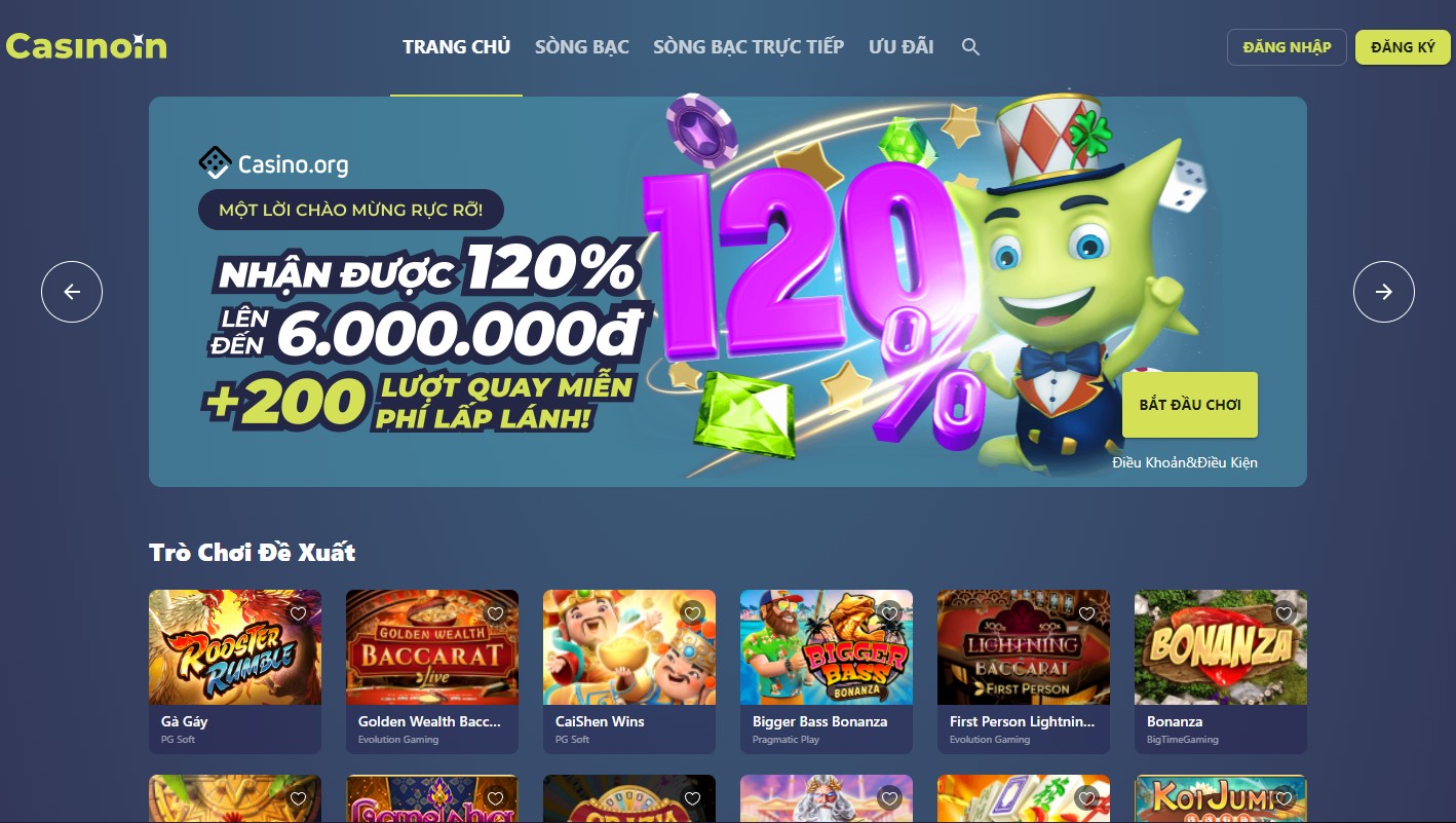 Casino thế hệ mới Casinoin