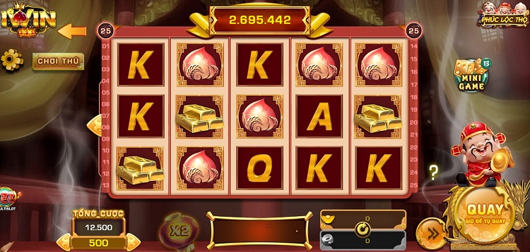 Game slots luôn rất đông người chơi tại Iwin