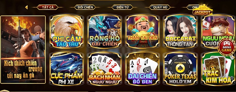 Giao diện tại 68game bài