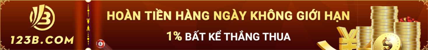 Chương trình khuyến mãi hoàn tiền tại nhà cái 123B