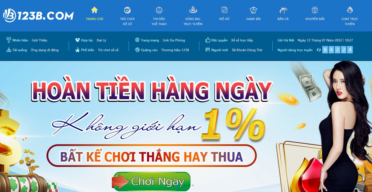 Lịch sử thành lập nhà cái 123B