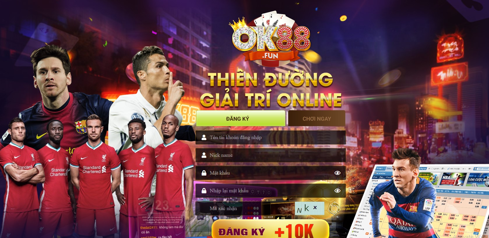 Game đổi tiền mặt Ok88 Fun