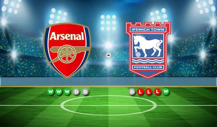 Soi kèo Arsenal vs Ipswich Town, 03h15 - 28/12/2024